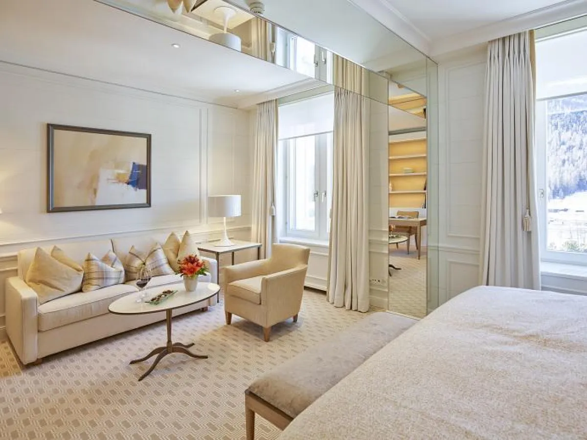 Zimmer des Grand Hotel Kronenhof