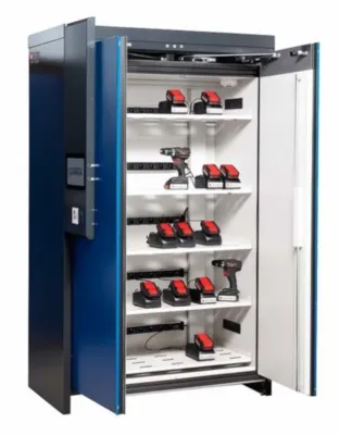 Smarte RFID-Schränke, auch für Lithium-Ionen- Batterien und Elektrowerkzeuge Bild: Smarte RFID-Schränke, auch für Lithium-Ionen- Batterien und Elektrowerkzeuge