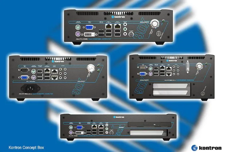 Kontron Concept Box - In Größe und Funktionsumfang flexibel auslegbare Embedded Box-PC Baureihe Bild: Kontron Concept Box - In Größe und Funktionsumfang flexibel auslegbare Embedded Box-PC Baureihe