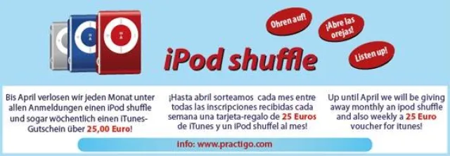 Bild: Erste Gewinner der iTunes-Aktion von PractiGo