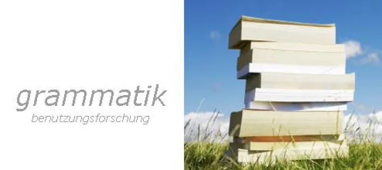 Bild: JFK kreiert Webauftritt: Grammatikbenutzungsforschung an der Universität Kassel