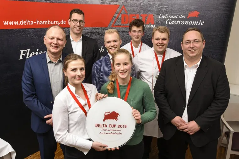 Bild: Gewinnermenü mit Hirschrücken von Silver Fern Farms: Hamburger Team siegt beim Delta Cup 2019