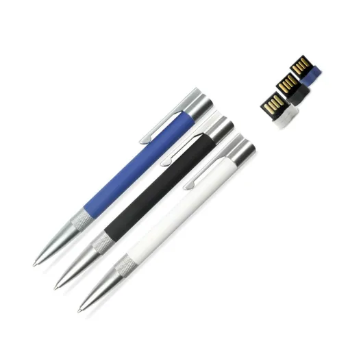 Bild: USB-Kugelschreiber mit integriertem USB-Stick