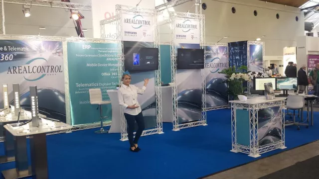 Bild: AREALCONTROL und SAMSUNG auf der NUFAM 2015