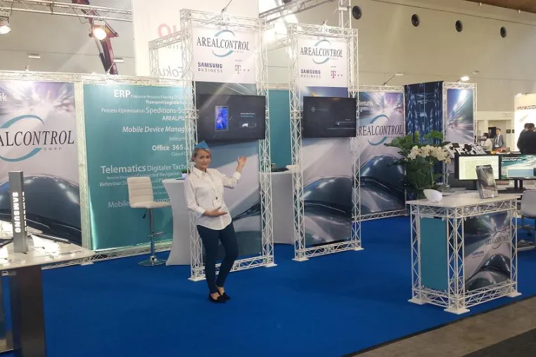 Bild: AREALCONTROL und SAMSUNG auf der NUFAM 2015
