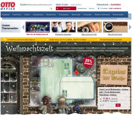 Bild: Eine festliche Bescherung: Bei OTTO Office beginnt die Weihnachtszeit im Oktober