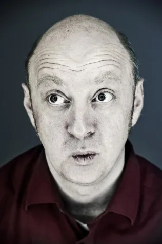 Bild: Horst Evers beim Cartoonair am Meer