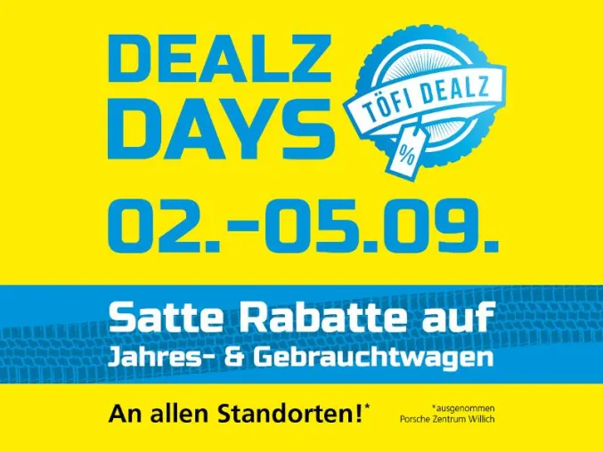 Bild: Die TöFi Dealz Days vom 02.09-05.09.2020