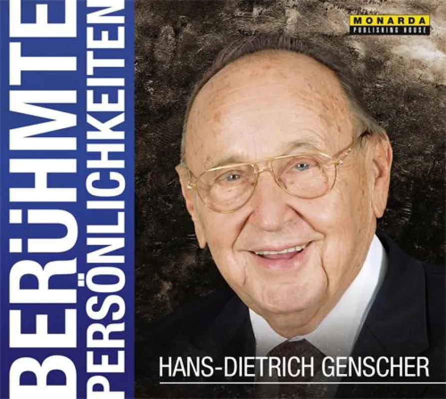 Cover des Hörbuches Hans-Dietrich Genscher, erschienen bei Monarda Publishing House