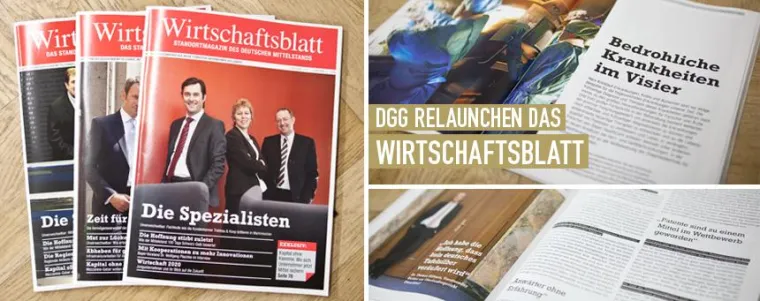 Bild: DIEGUTGESTALTEN geben dem Wirtschaftsblatt ein neues Gesicht