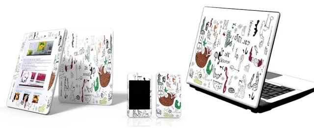 Pop-Art-Skins für Notebook, PC, Handy oder Organizer Bild: Pop-Art-Skins für Notebook, PC, Handy oder Organizer