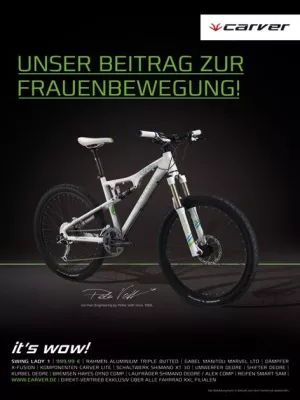 Bild: SCHWIND' tritt für CARVER kreativ in die Pedale