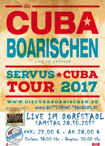 Die Cuba Boarischen - live in Tutzing am Starnberger See am 28.10.2017 Bild: Die Cuba Boarischen - live in Tutzing am Starnberger See am 28.10.2017