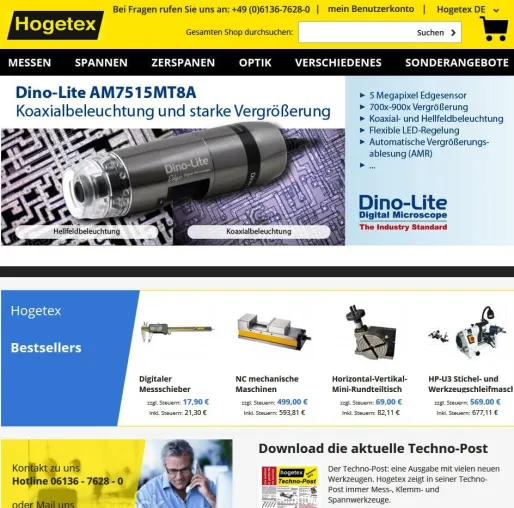 Bild: Hogetex präsentiert neue Unternehmenswebsite Hogetex.de