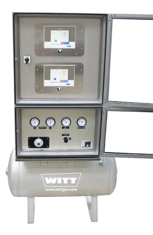 Gasmischer mit integrierter Feuchtemessung