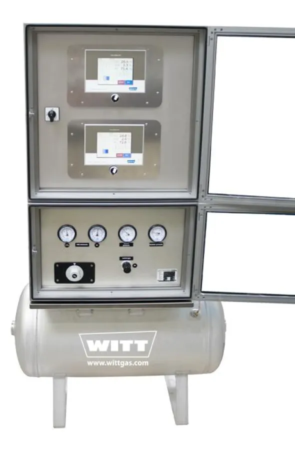 Gasmischer mit integrierter Feuchtemessung