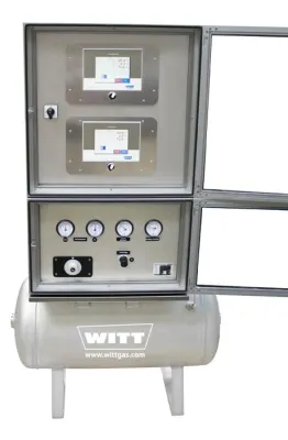 Gasmischer mit integrierter Feuchtemessung Bild: Gasmischer mit integrierter Feuchtemessung