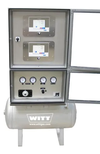 Gasmischer mit integrierter Feuchtemessung Bild: Gasmischer mit integrierter Feuchtemessung