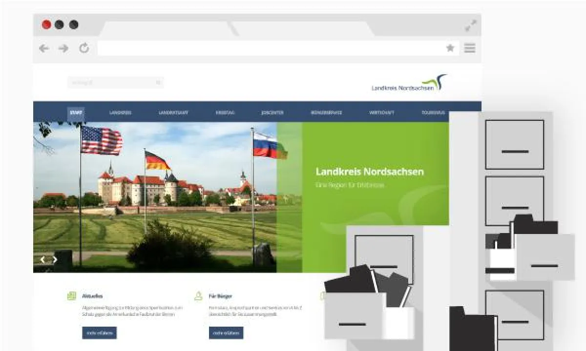 Website-Relaunch für den Landkreis Nordsachsen