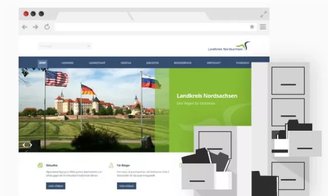 Bild: Neue Website: Landkreis Nordsachsen setzt beim Relaunch weiter auf i-fabrik