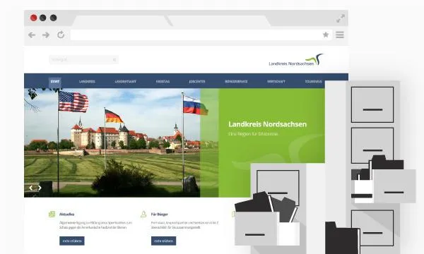 Bild: Neue Website: Landkreis Nordsachsen setzt beim Relaunch weiter auf i-fabrik