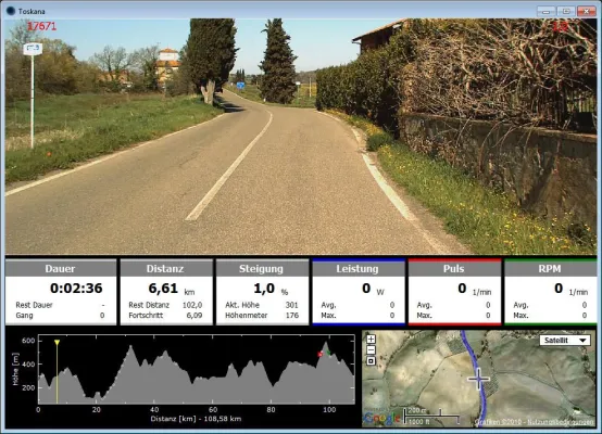 Bild: Indoor Radtraining mit dem "Live-Faktor"