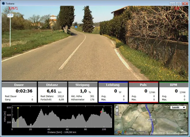 Bild: Indoor Radtraining mit dem "Live-Faktor"