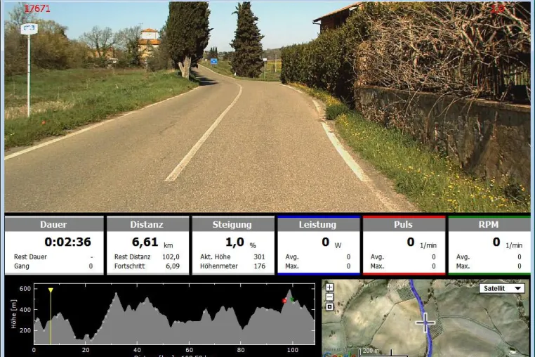 Indoor Radtraining mit dem "Live-Faktor" Bild: Indoor Radtraining mit dem "Live-Faktor"