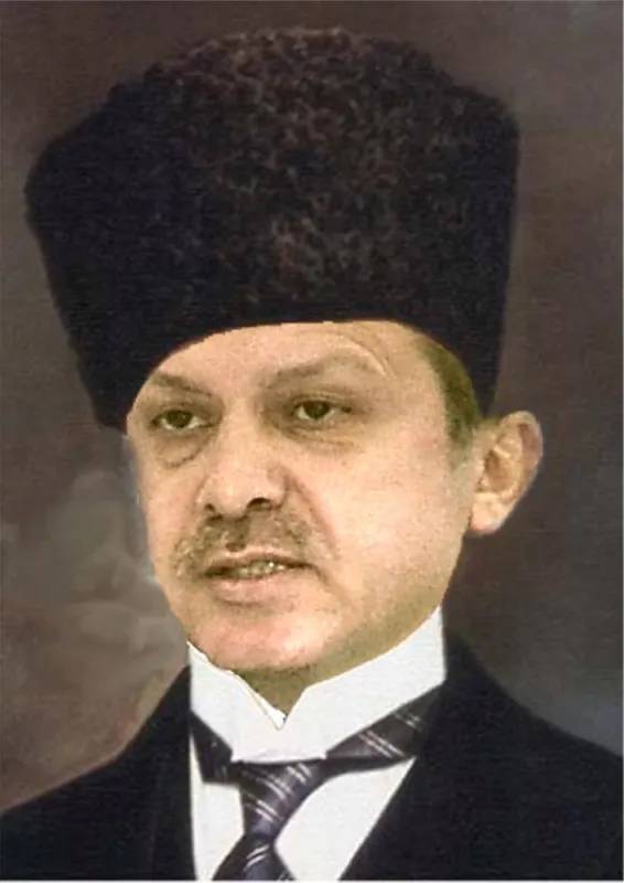 Erdogan als neuer türkischer Staatspräsident (aus dem Buch: Erdogan - ein Meister der Täuschung)