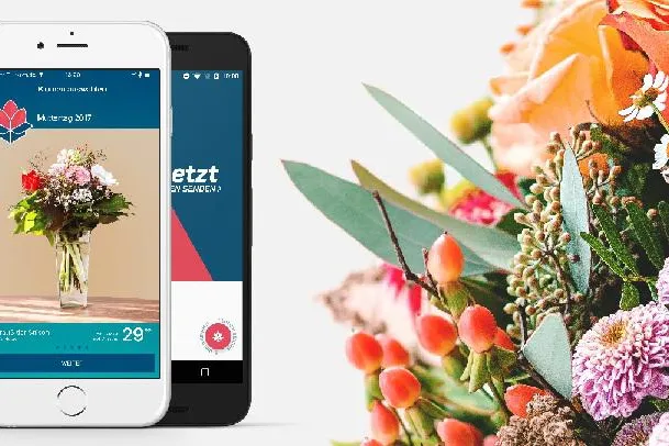 Bild: Dank blumendo App können Millionen Männer den Blumenkauf ab sofort nicht mehr vergessen