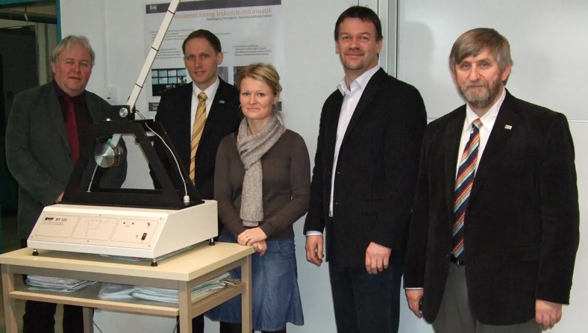 Prof. Dr. Klaus-Dietrich Kramer, Marco Lipke, Claudia Leich, Matthias Krieg, Prof. Dr. Bernhard Zimmermann.