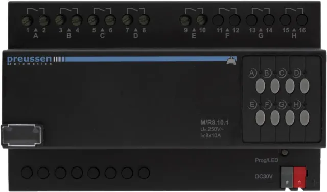 Bild: preussen automation mit neuen SwitchME 10A-Schaltaktoren für KNX