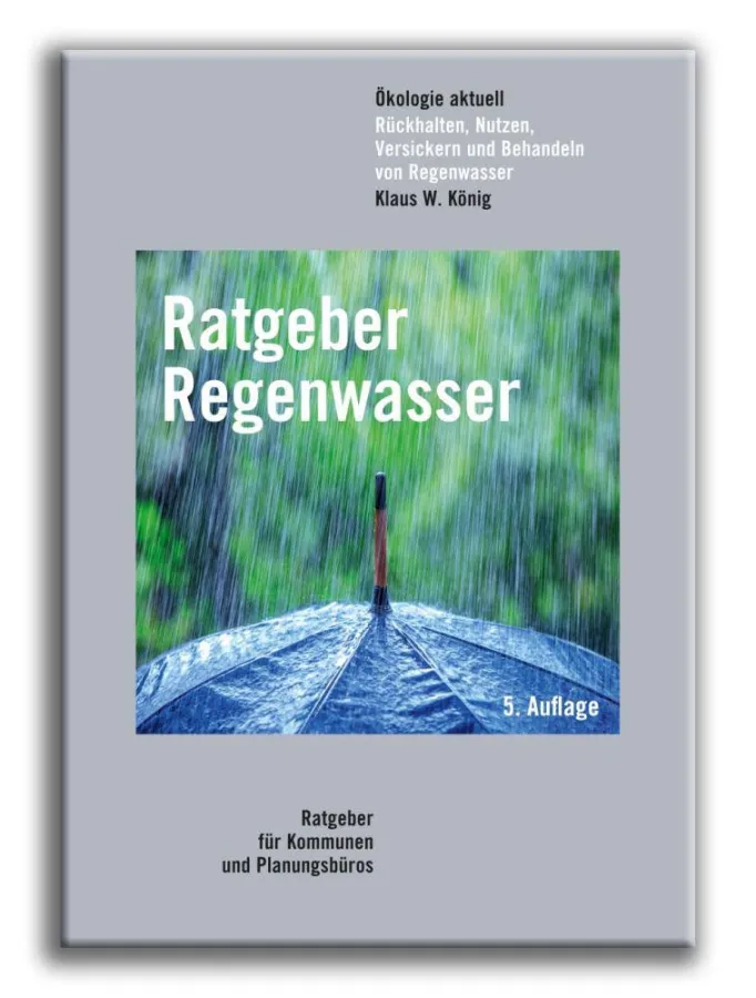 In neuem Layout präsentiert sich die 5. Auflage des Ratgebers Regenwasser von Mall.