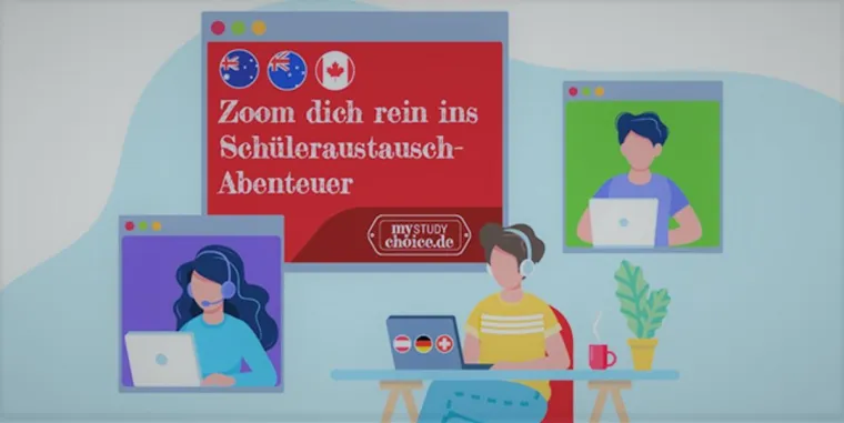 Bild: In 30 Minuten alles zum Auslandsjahr 2021 erfahren: Zoom-Meetings Schulen aus Kanada, Neuseeland, Australien