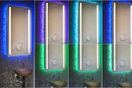 Bild: Design-Neuheit: Der "Feel Good" Multicolor LED-Farblicht- & Designspiegel des Designers Torsten Müller