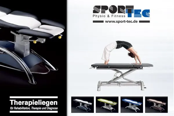 Bild: Die Therapieliege, ein wichtiger Baustein in der Physiotherapie