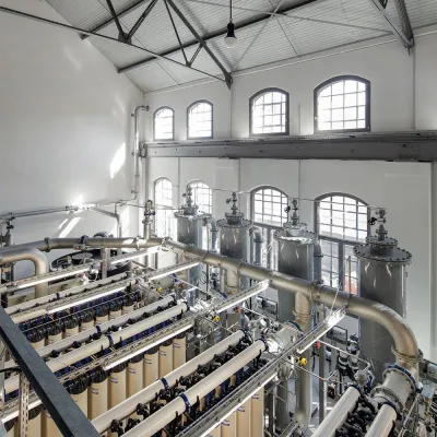 Wasseraufbereitung Bahnhofsquelle A Würzburg Bild: Wasseraufbereitung Bahnhofsquelle A Würzburg