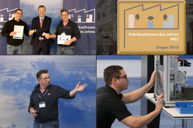 Bild: software4production ist Fabriksoftware 2019 in der Kategorie MES
