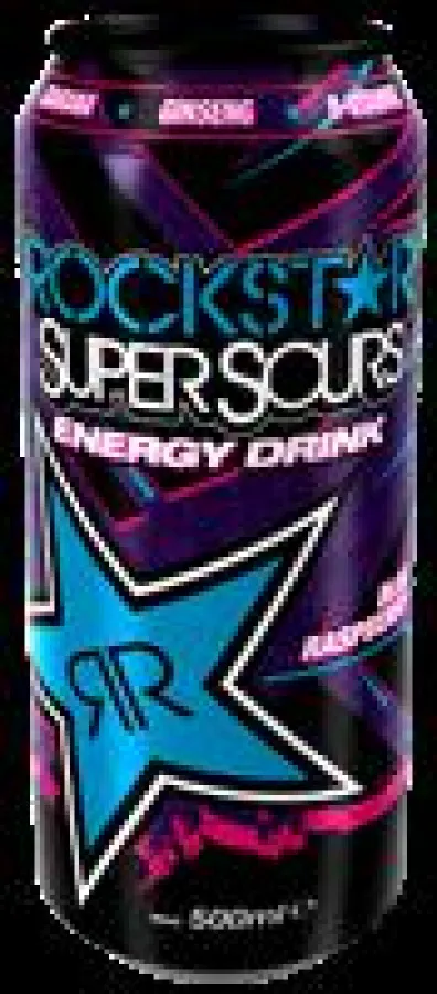 Rockstar SuperSours Blue Raspberry