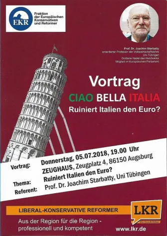 Bild: CIAO BELLA ITALIA - Ruiniert Italien den Euro?