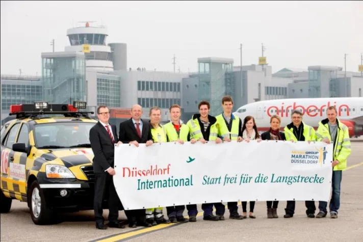 Bild: Flughafen Düsseldorf landet beim METRO GROUP Marathon Düsseldorf