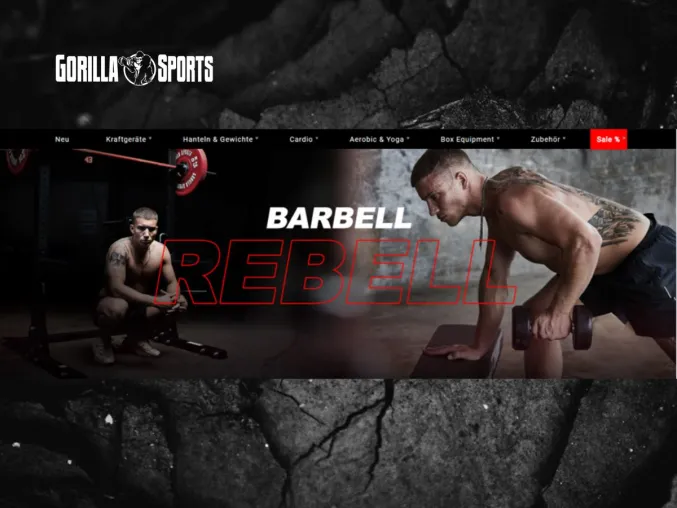 Bild: Gorilla Sports als Top Webshop ausgezeichnet