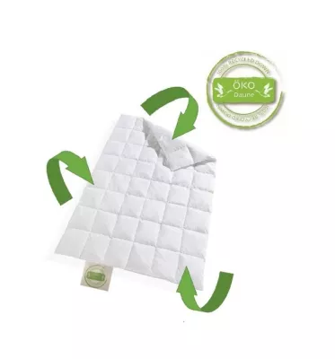 Bild: Öko Daunendecke 100% Daune recycelt!