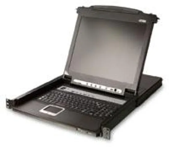 ATEN präsentiert den weltweit ersten LCD KVM-Switch mit Fingerabdruckerkennung Bild: ATEN präsentiert den weltweit ersten LCD KVM-Switch mit Fingerabdruckerkennung