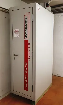 Brodinger bietet umfassenden Brandschutz für Serverracks - ohne Umbaumaßnahmen Bild: Brodinger bietet umfassenden Brandschutz für Serverracks - ohne Umbaumaßnahmen