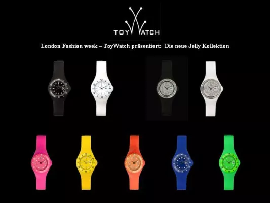 Bild: ToyWatch präsentiert die Jelly Kollektion - Weiches Material und Bonbon- Farben zum Anbeißen