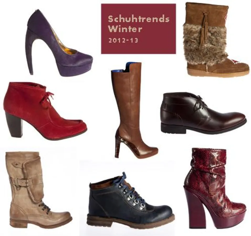 Schuhtrends 2012/13, Fotos GDS Düsseldorf, Collage Johanna Wilhelm
