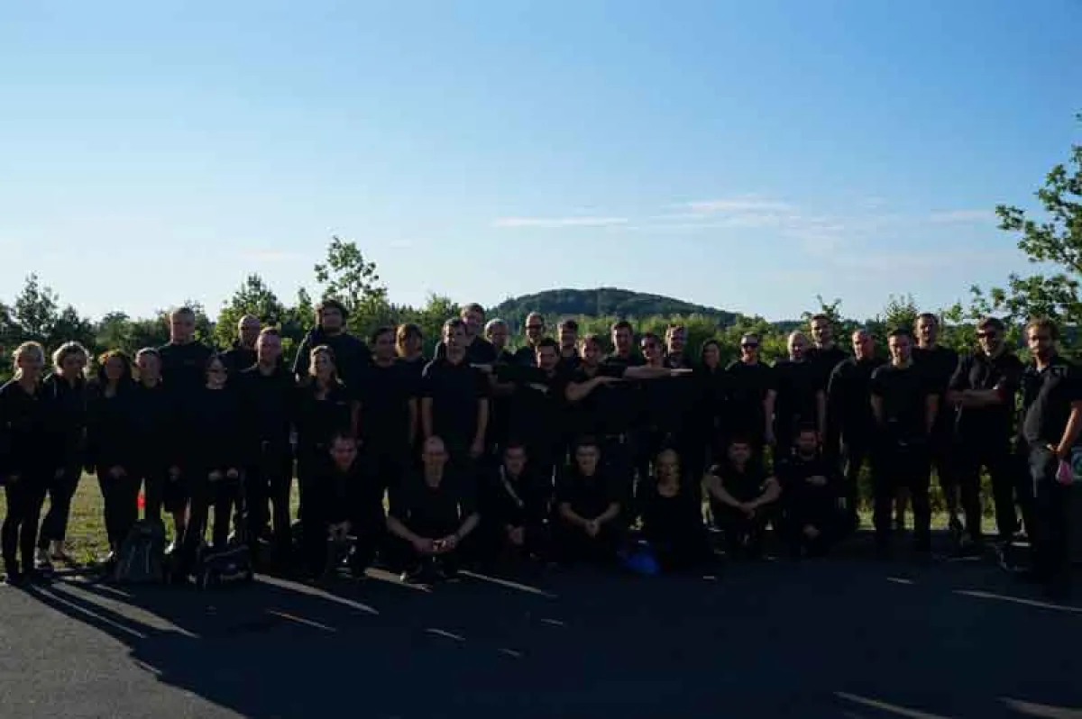 Das DTM-Team von OLYMP (Foto: OLYMP)