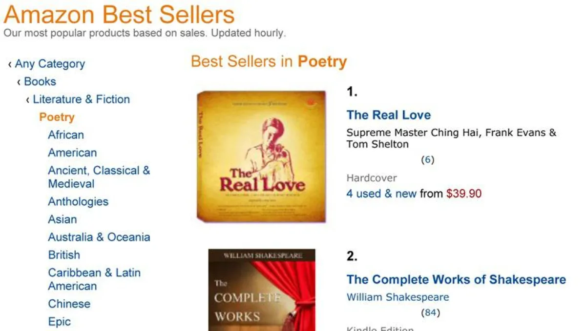 Bestseller bei amazon.com