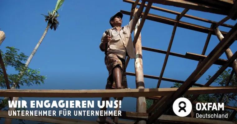 Bild: Eldon unterstützt OXFAM-Aktivitäten